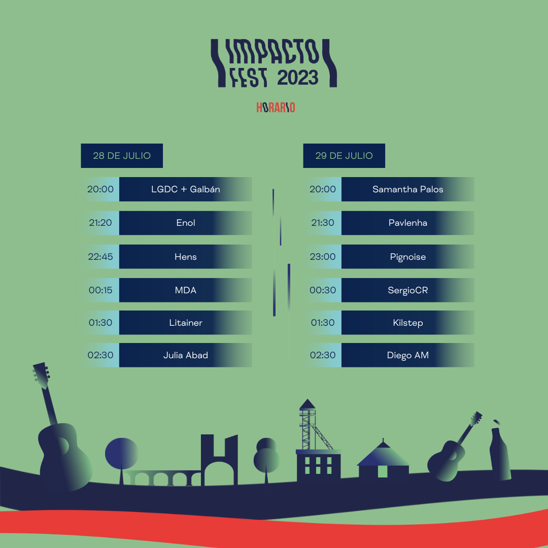 Impacto Fest da a conocer los horarios del festival que se celebra los próximos 28 y 29 de julio 2