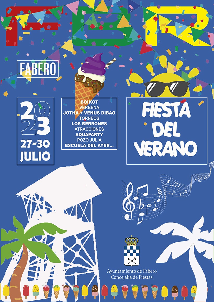 Fiesta del Verano 2023 en Fabero. Programa de actividades del 27 al 30 de julio 2