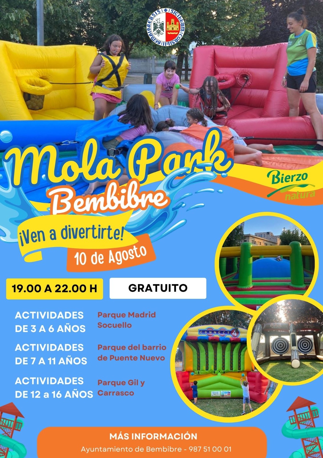 Bembibre organiza actividades gratuitas durante la próxima semana para los más jóvenes 2