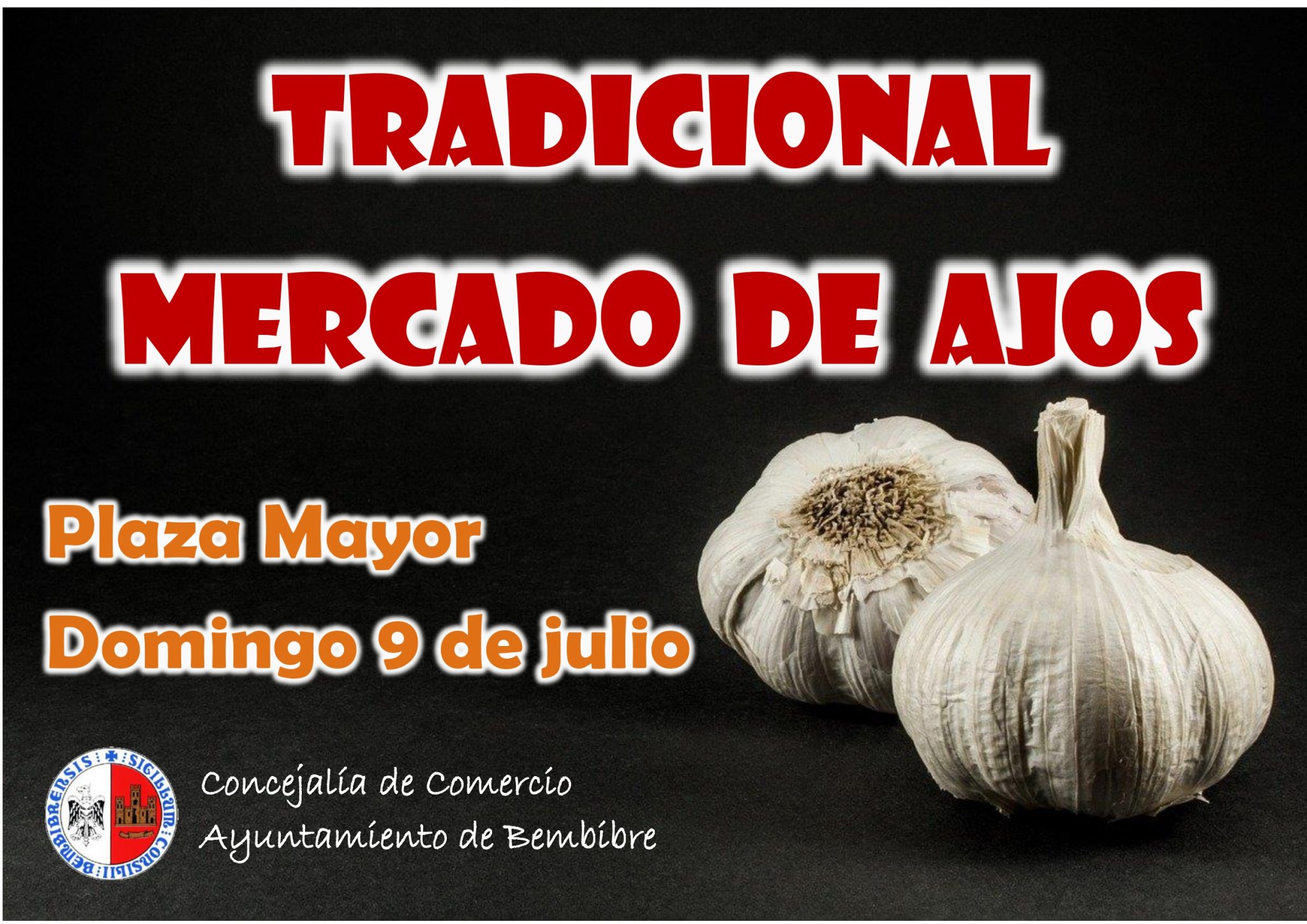 Bembibre organiza este domingo el tradicional mercado de Ajos en la plaza Mayor 1