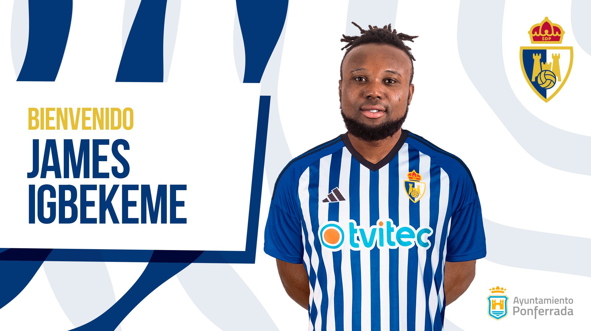 James Igbekeme se incorpora a la SD Ponferradina 1