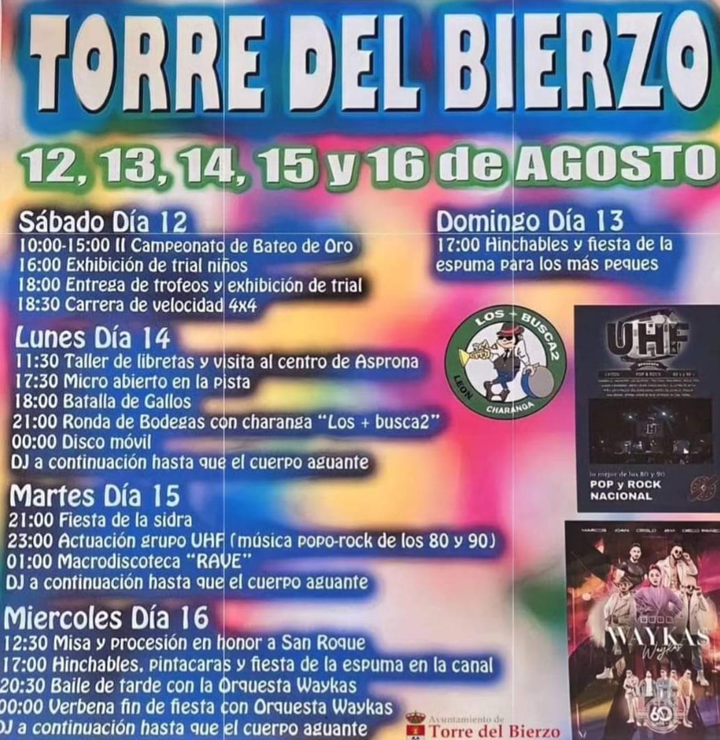 Torre del Bierzo celebra sus fiestas patronales del 12 al 16 de agosto 2023 2