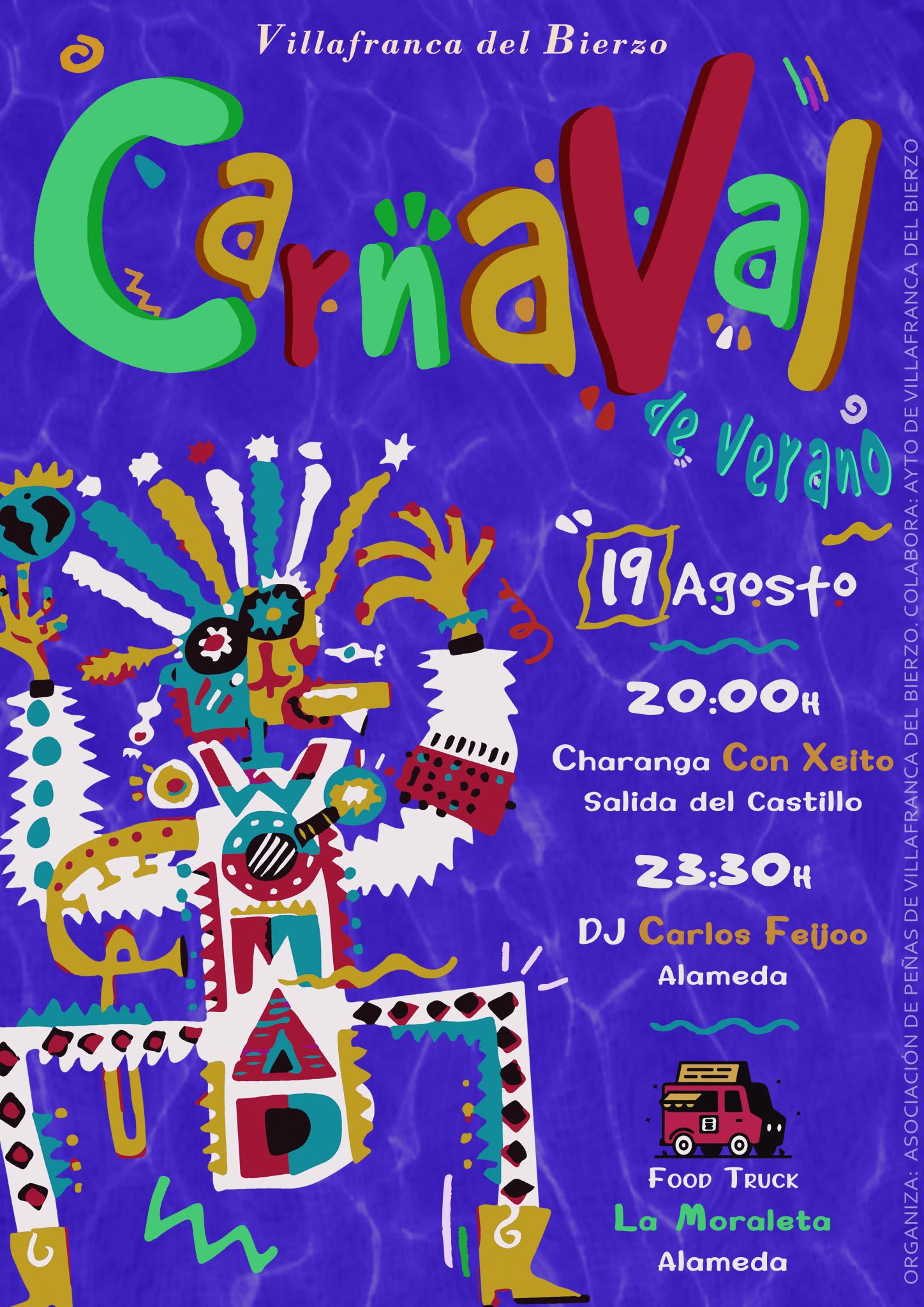 Villafranca celebrará su primer Carnaval de verano el próximo 19 de agosto 2
