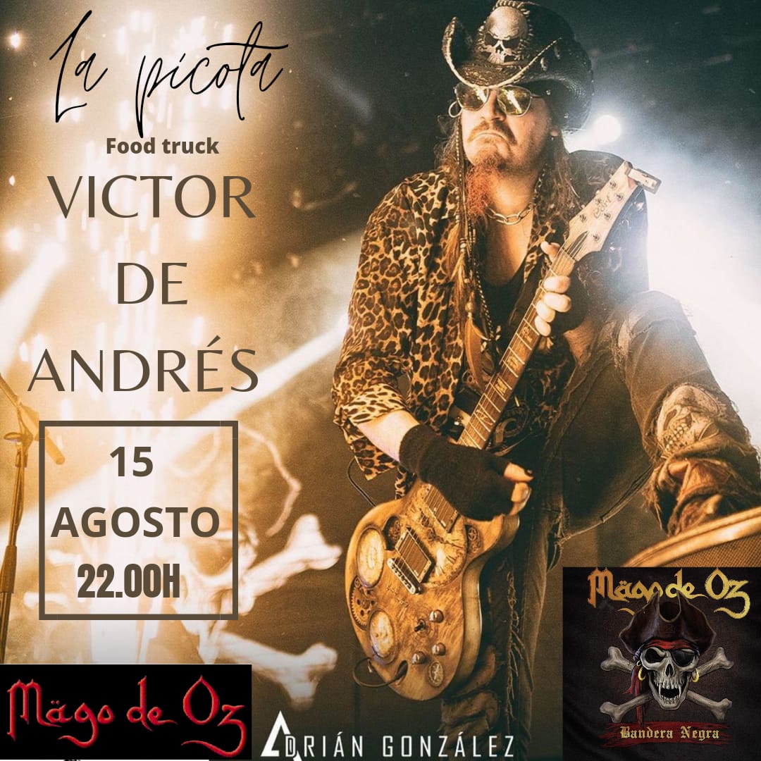 El guitarrista Víctor de Andrés (Mägo de Oz) regresa a La Picota de Quilós el 15 de agosto 2