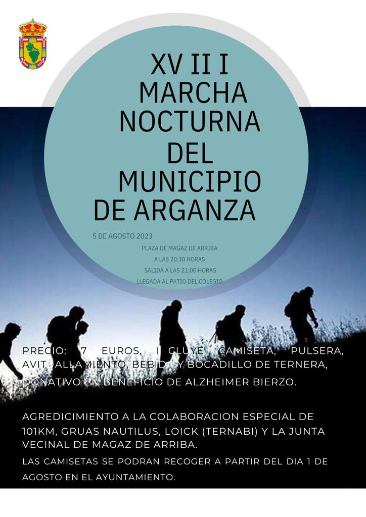 Arganza organiza para esta tarde la XVIII Marcha Nocturna del Municipio de Arganz 2