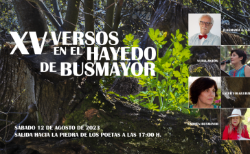 El próximo sábado se celebra la XV edición de versos Hayedo de Busmayor 2