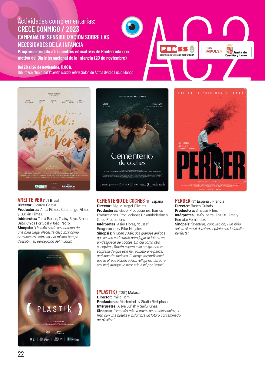 21 edición del Festival Internacional de Cine de Ponferrada del 22 al 30 de septiembre 16