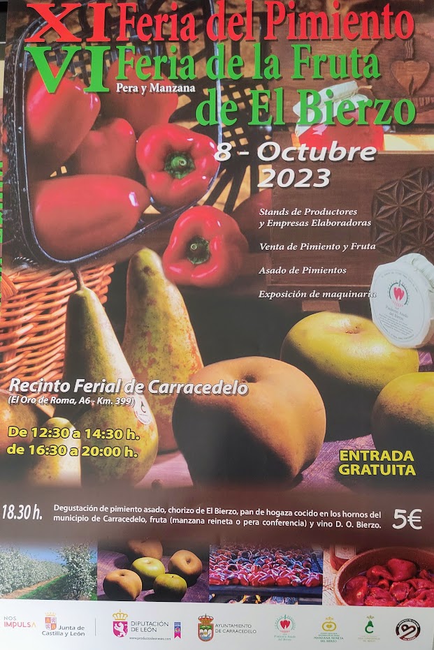 Carracedelo acoge la XI Feria del Pimiento y VI de la Fruta con un año calificado como 'normal' por los productores 2