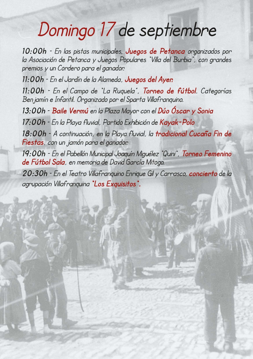 Grandes Fiestas del Cristo en Villafranca del Bierzo, este es el programa de actividades 16