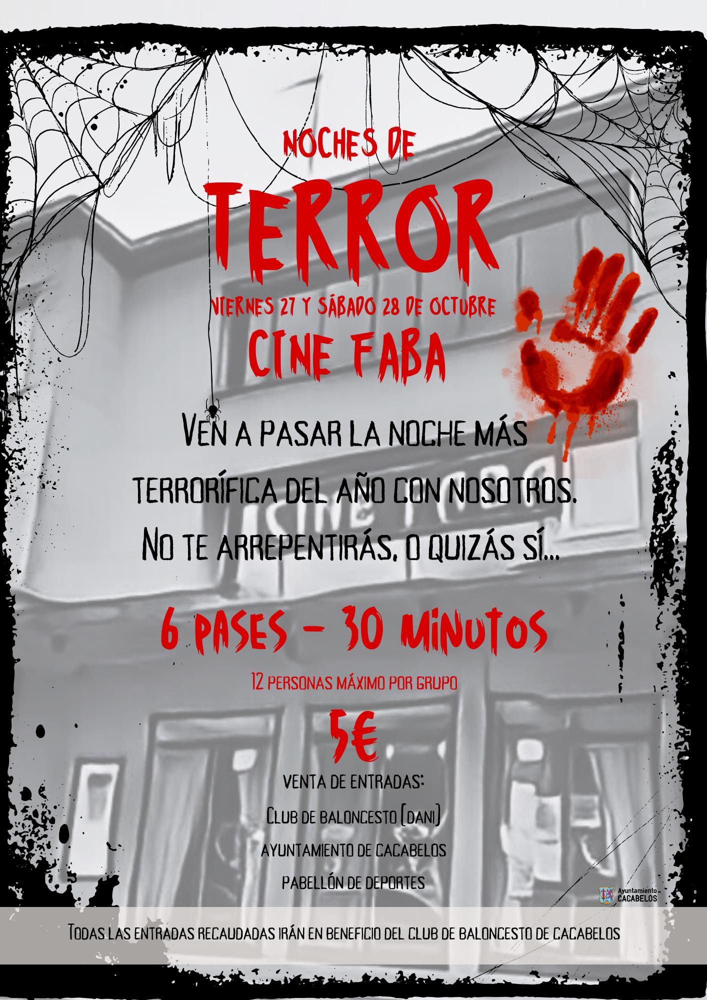 Halloween 2023 en Cacabelos: llegan las Noches de Terror en el Cine Faba 2