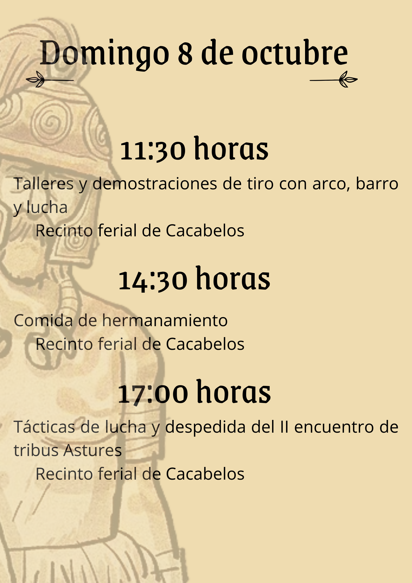 Cacabelos celebra el II encuentro de tribus Astures para los días 7 y 8 de octubre 4