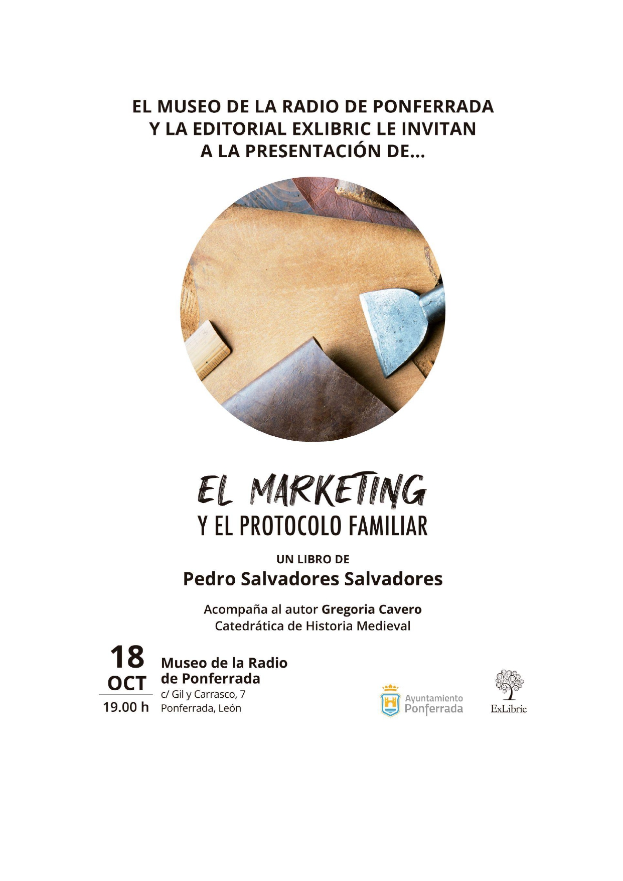 El Museo de la Radio de Ponferrada acoge la presentación del libro MARKETING Y PROTOCOLO FAMILIAR 2