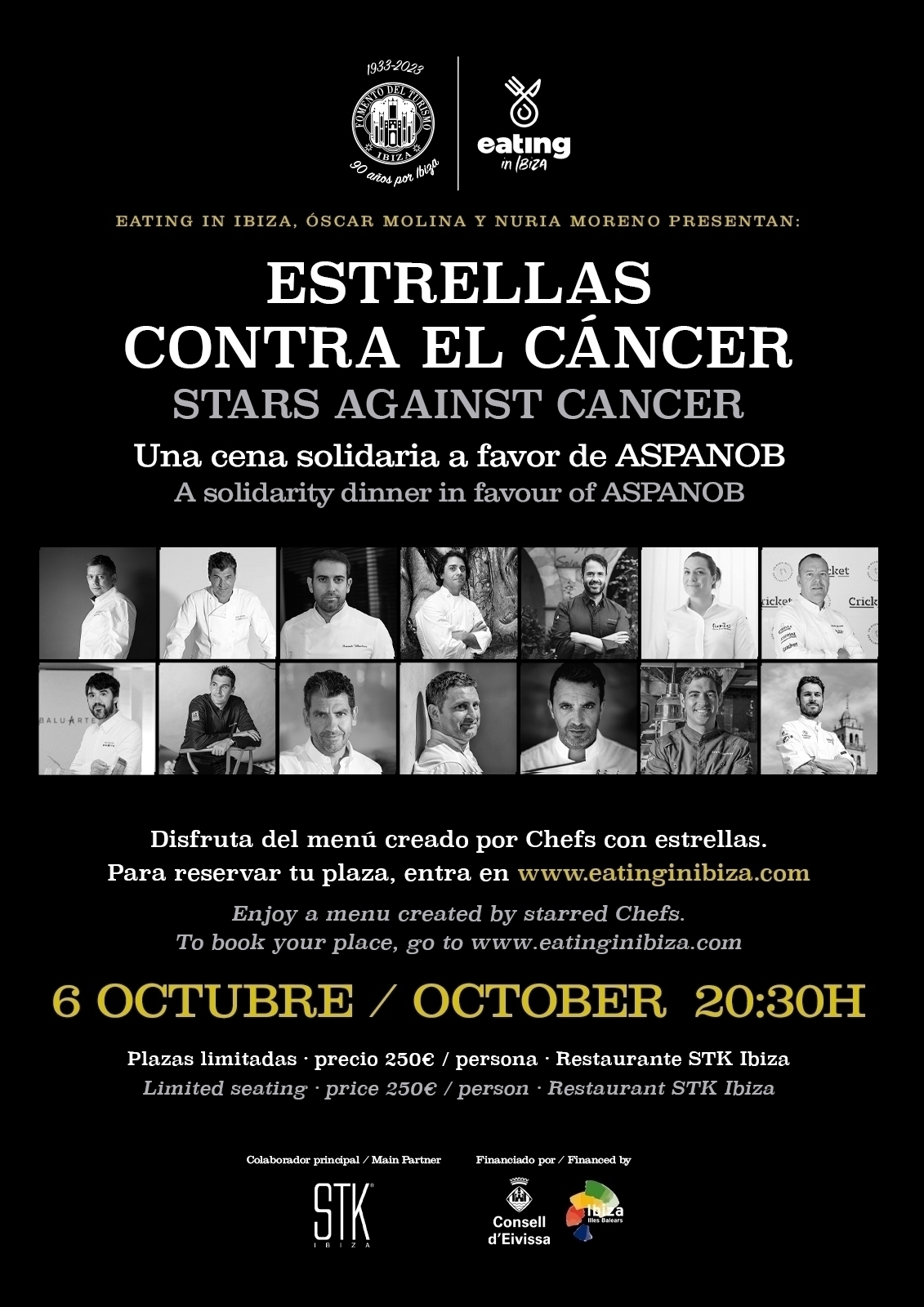 Samuel Naveira participa en la cena solidaria 'Eating in Ibiza' organizada por el chef Óscar Molina 2