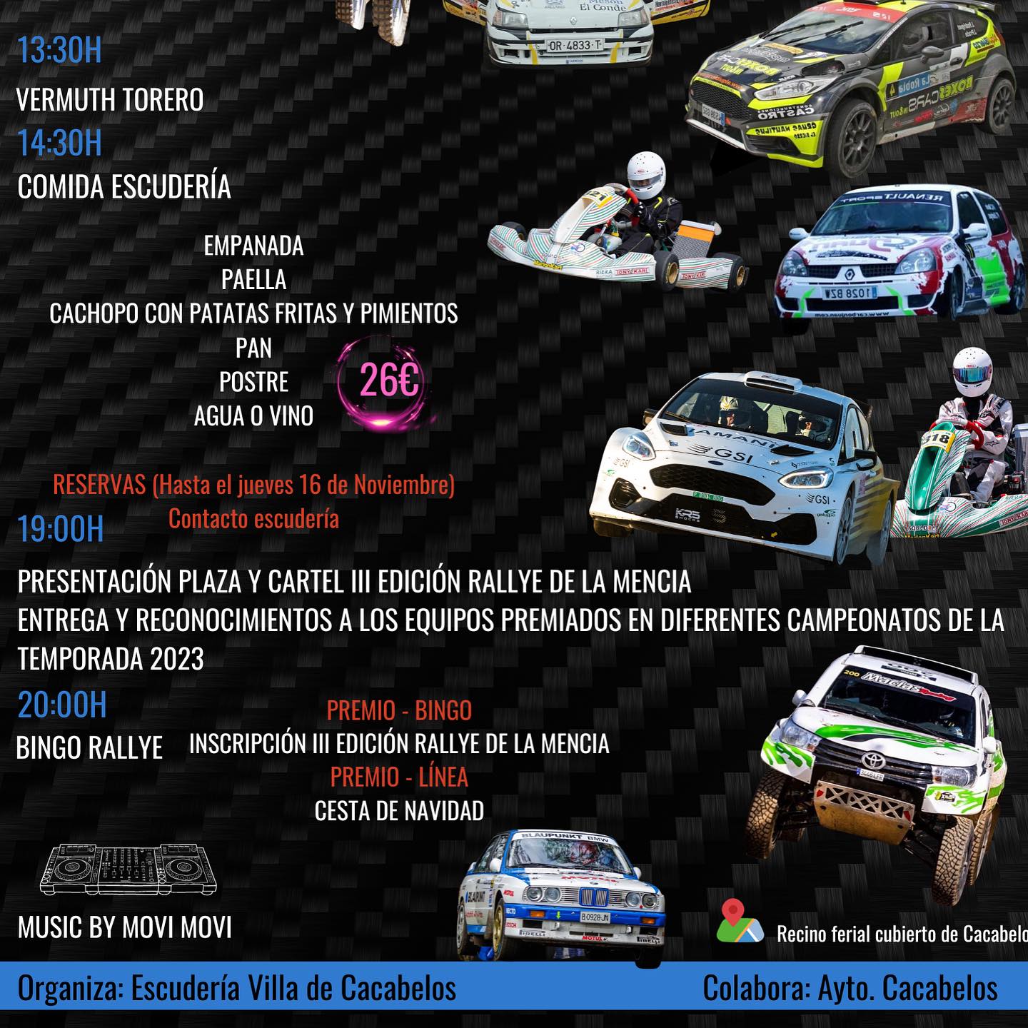 La Escudería Villa de Cacabelos organiza la I Fiesta del Motor y presentación del Rallye de la Mencía 3