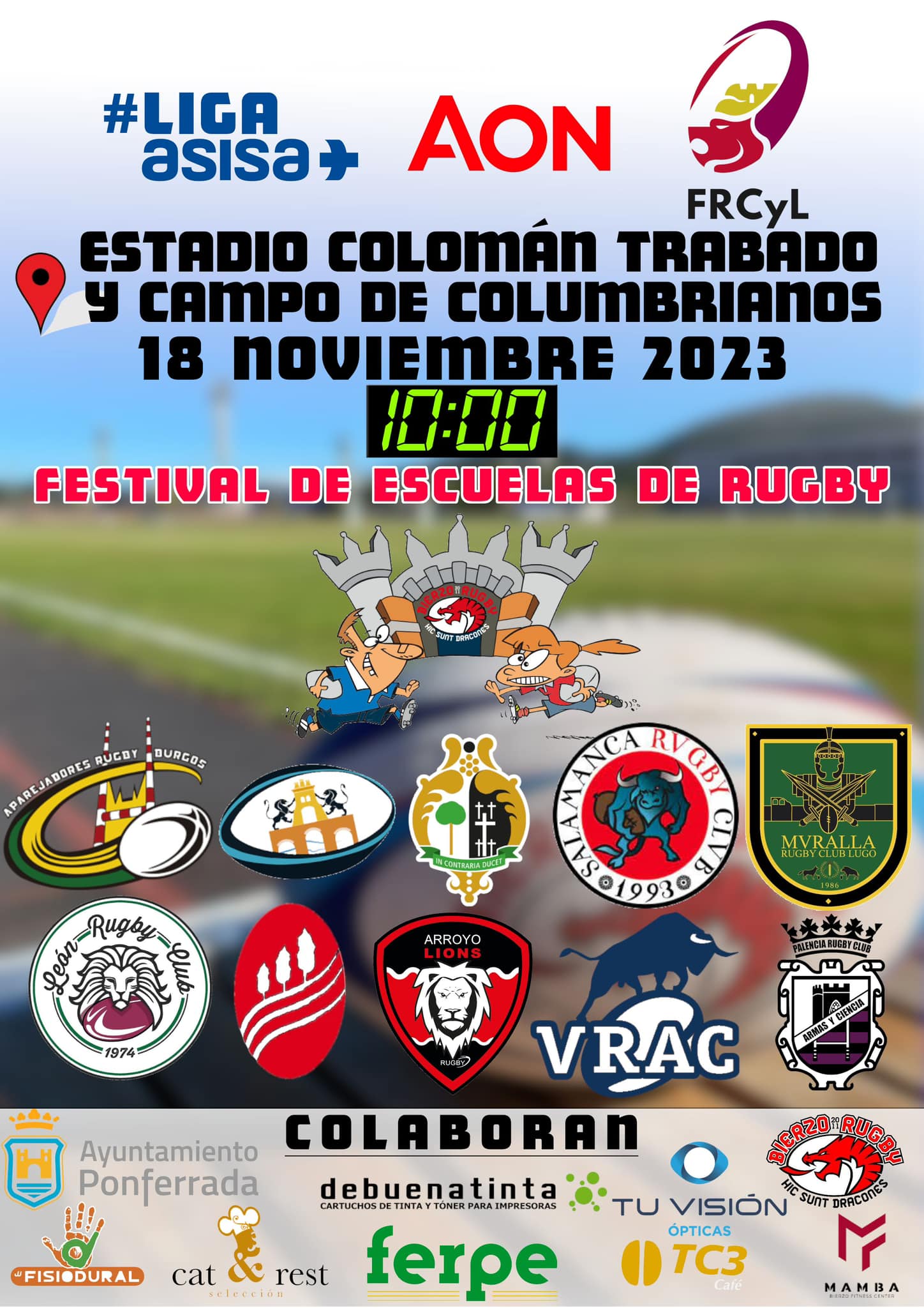 Este fin de semana regresa a Ponferrada La gran Fiesta de las Escuelas de Rugby con la participación de 800 deportistas 2