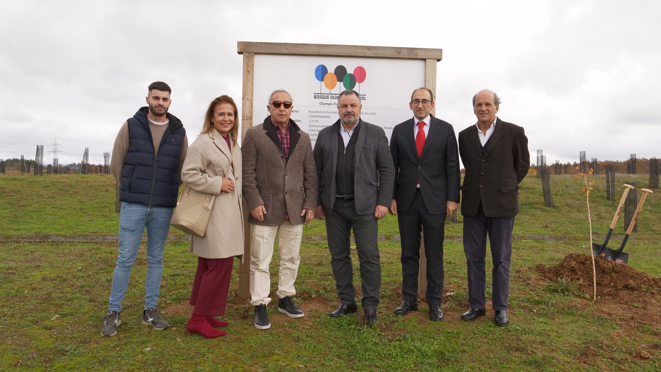 Camponaraya inaugura su Bosque Olímpico Español con el orgullo de formar parte de los cinco primeros del país 1