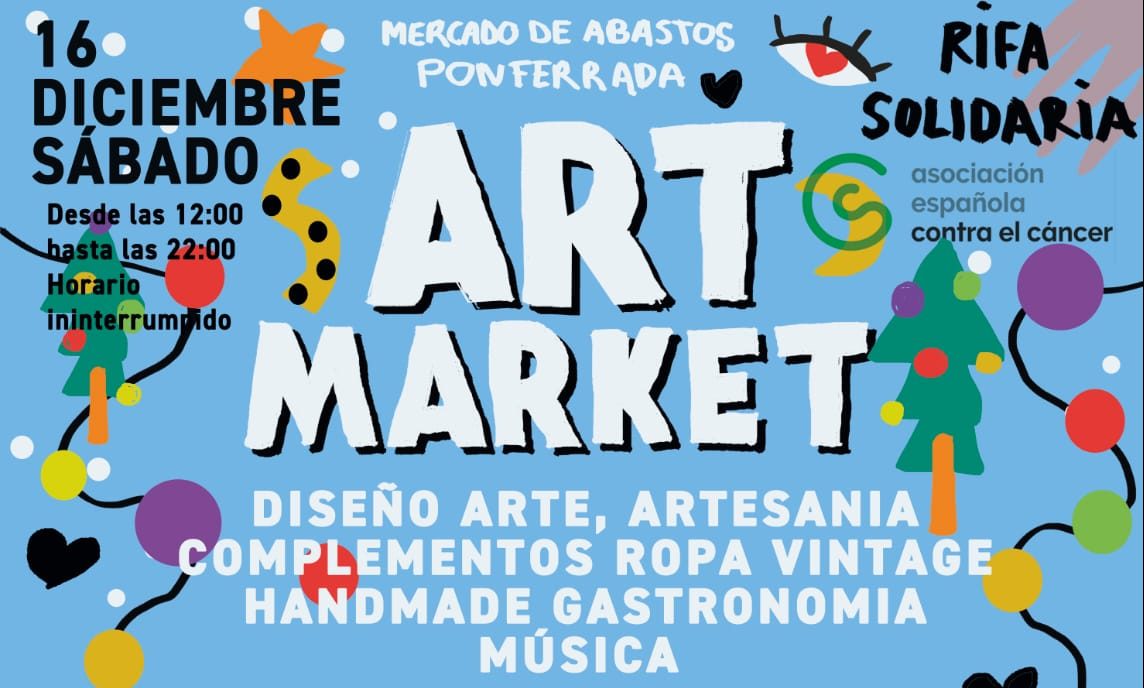 Plaza Gourmet acogerá el 16 de diciembre Art Market, el mercado de arte, artesanía, ropa vintage y más 1