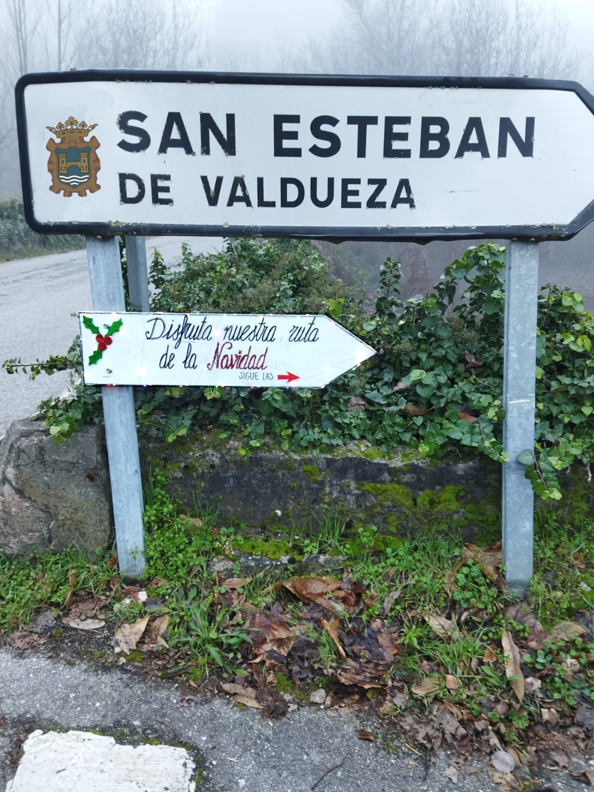 San Esteban de Valdueza decora también sus calles con motivos navideños realizados con materiales reciclados 21