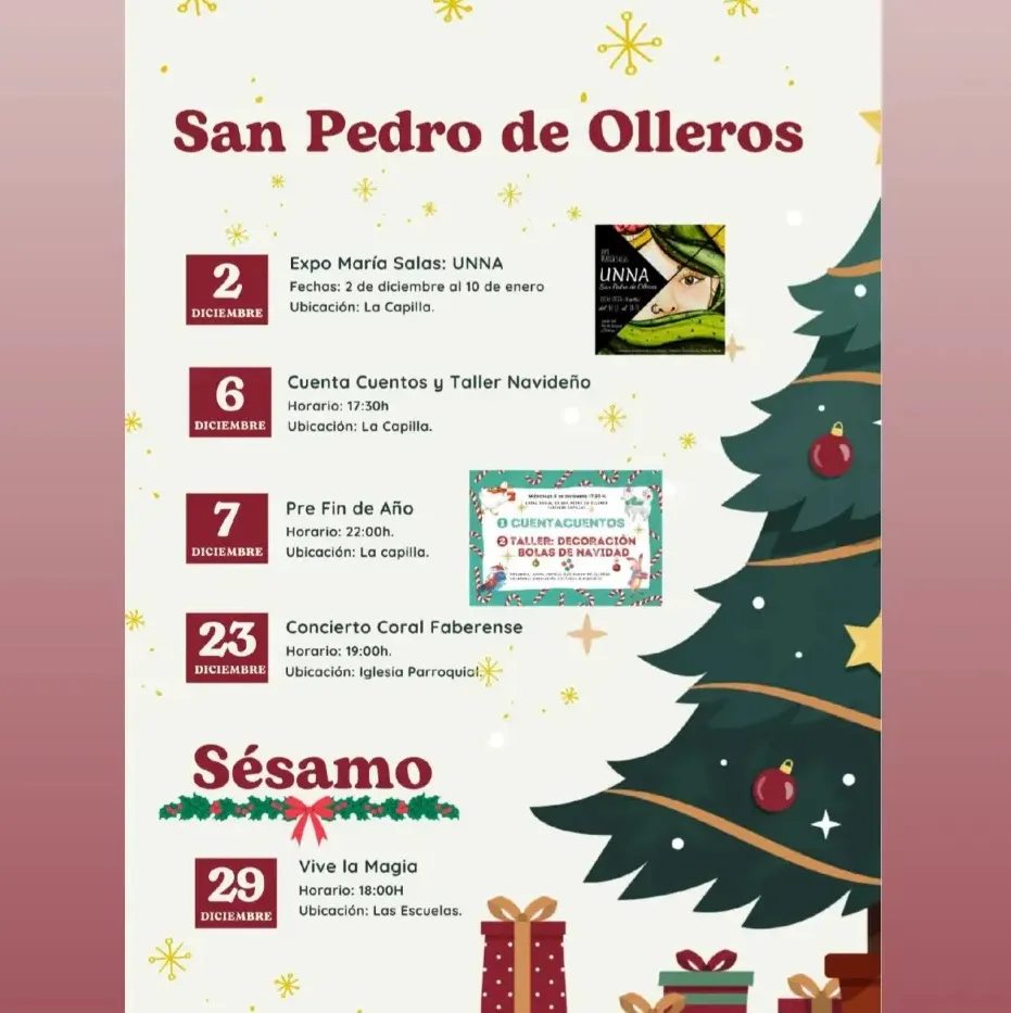 Programación de Navidad en Vega de Espinareda y los pueblos del municipio 7