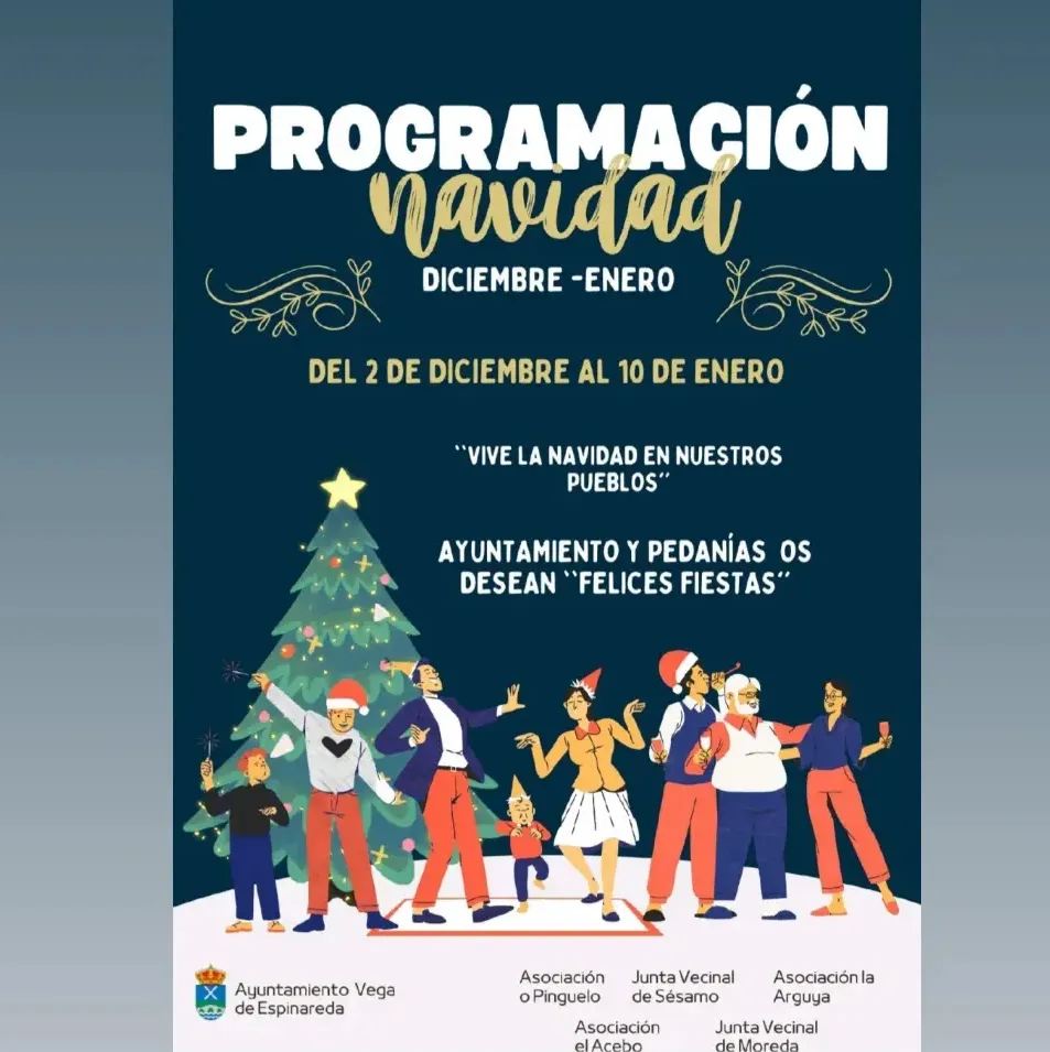 Programación de Navidad en Vega de Espinareda y los pueblos del municipio 2
