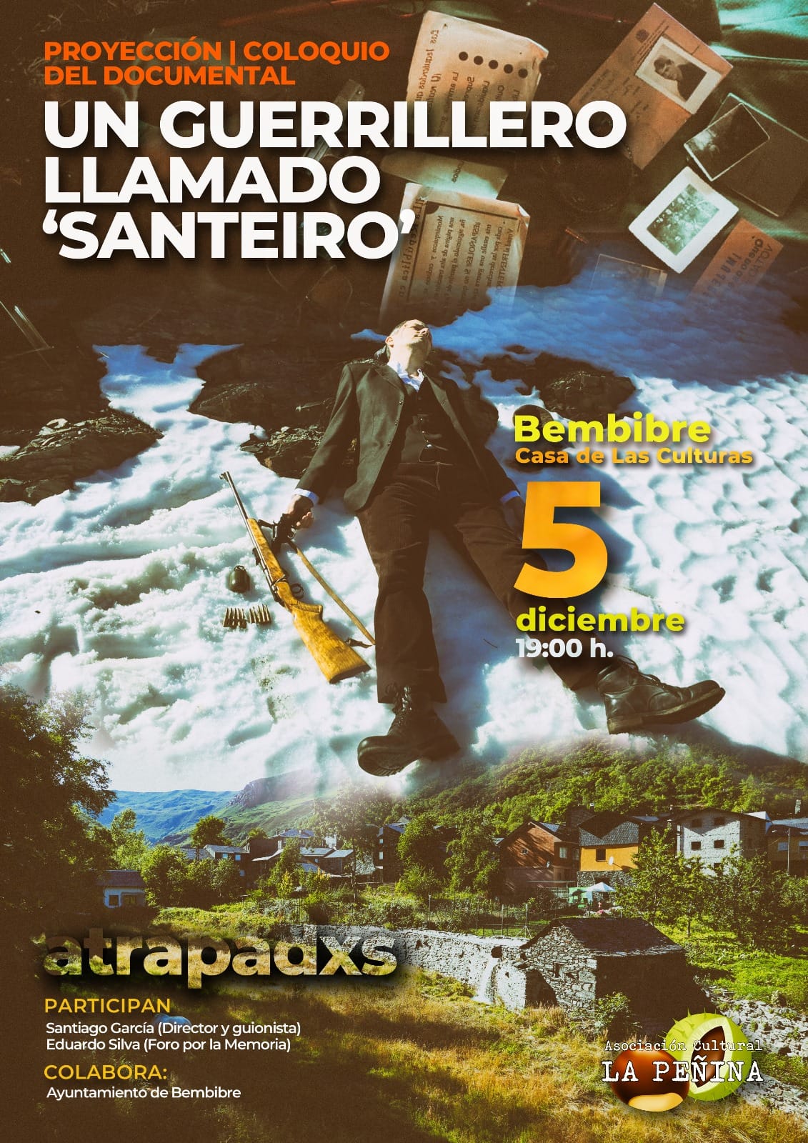 Presentación del documental "Un guerrillero llamado Santeiro" Serafín Fernández en Bembibre 2