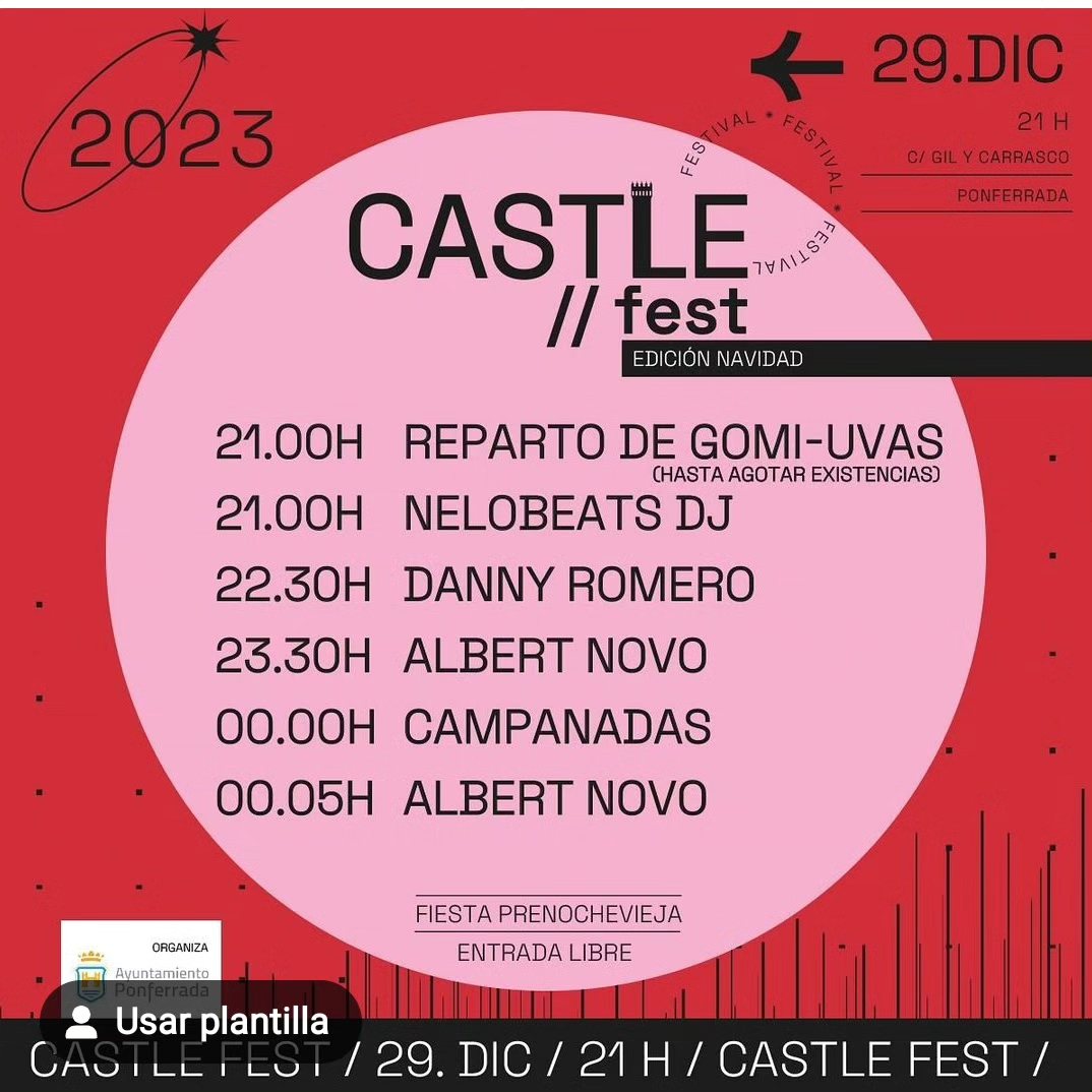 Danny Romero, Albert Novo y Nelobeats cierran el año esta noche en el festival Castle Fest, 2