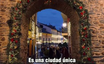 La popular cuenta 'Juntos Viajando' de Instagram, aconseja viajar a Ponferrada en Navidad y "sin masificaciones" 1