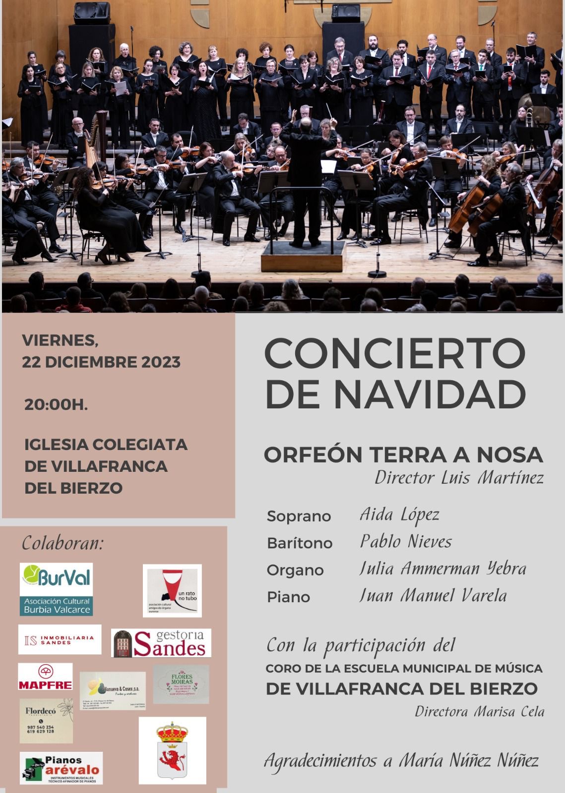 Villafranca del Bierzo celebra la Navidad con programación musical en la Colegiata y el teatro villafranquino 2