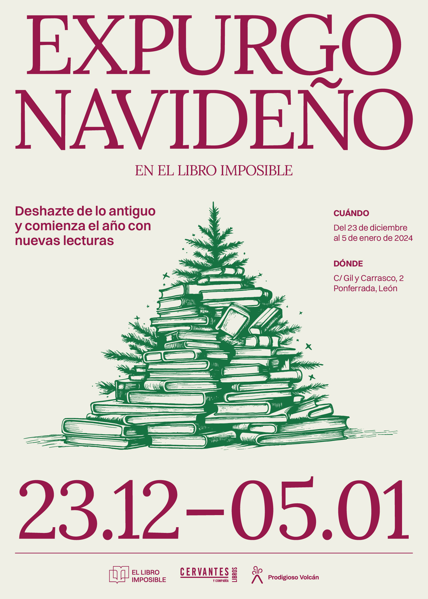 La feria del Expurgo organizada por El Libro Imposible, vuelve por Navidad 2