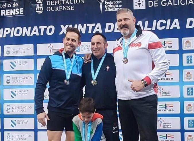 Alfredo Quintana, Atleta Villafranquino, Brilla en el Campeonato Autonómico Máster Gallego 1