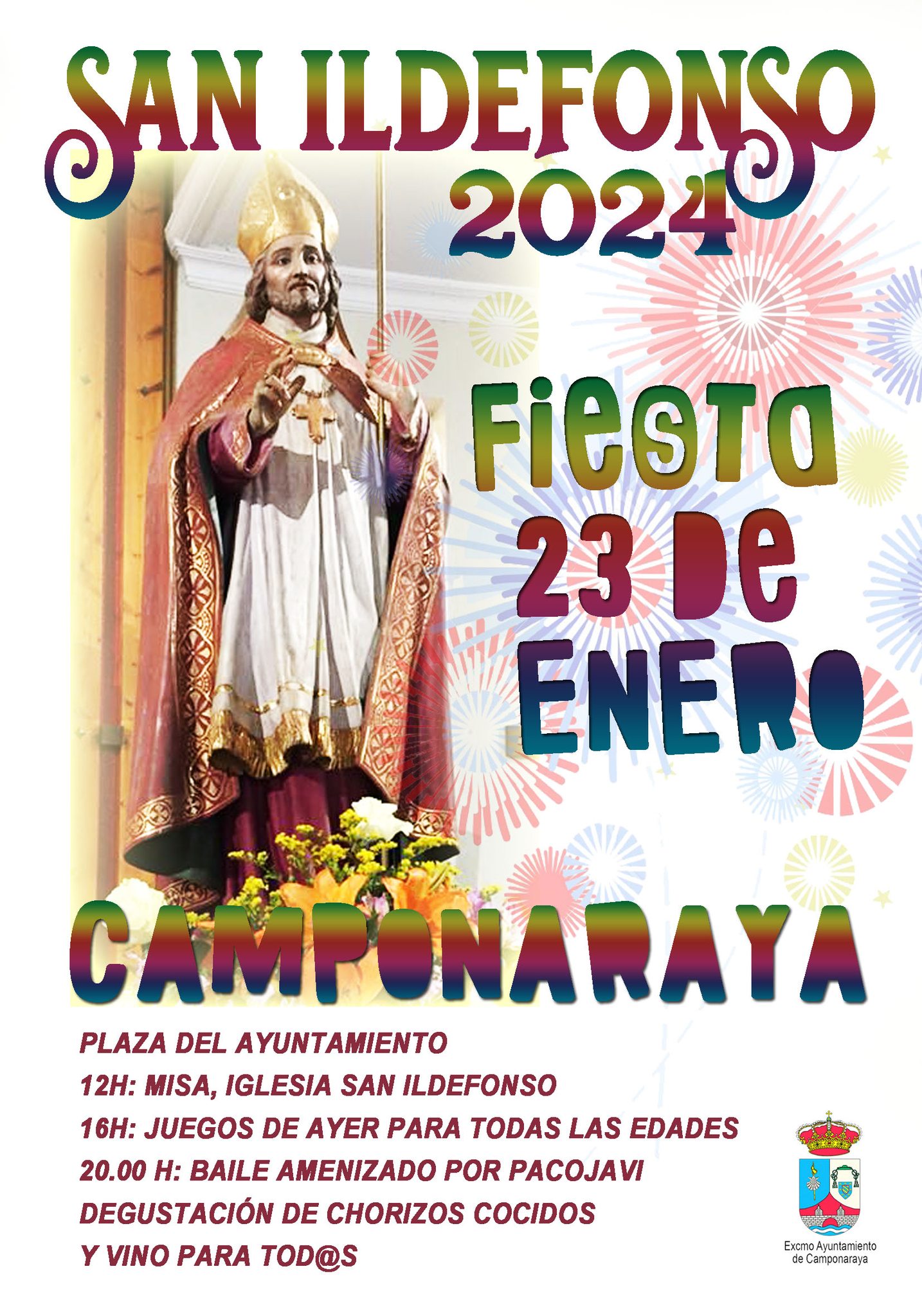 Camponaraya celebra San Ildefonso con misa, juegos y baile amenizado por Paco Javi 2