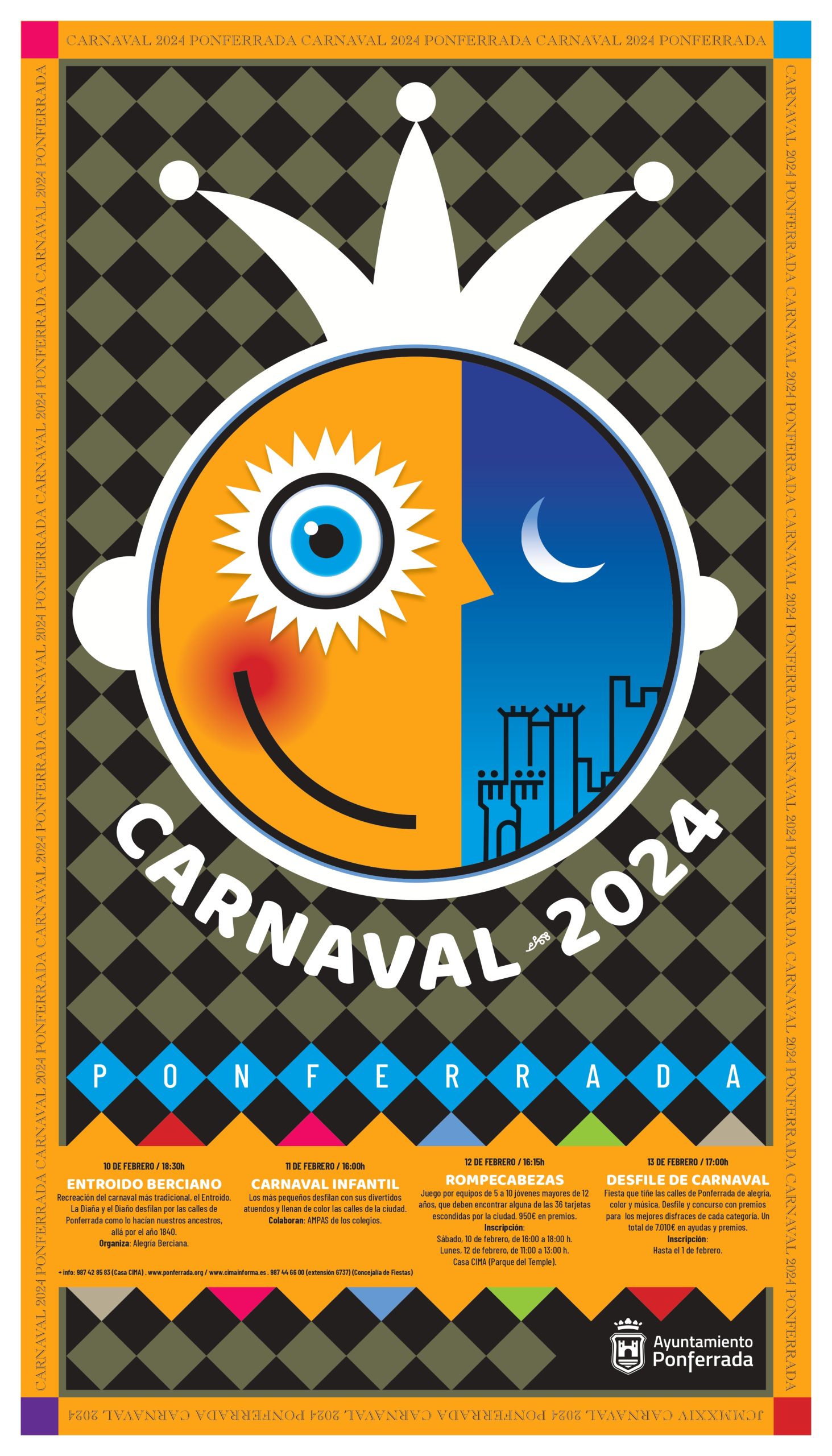 Carnaval de Ponferrada 2024, la alegria inundará las calles del 10 al 13 de febrero 2