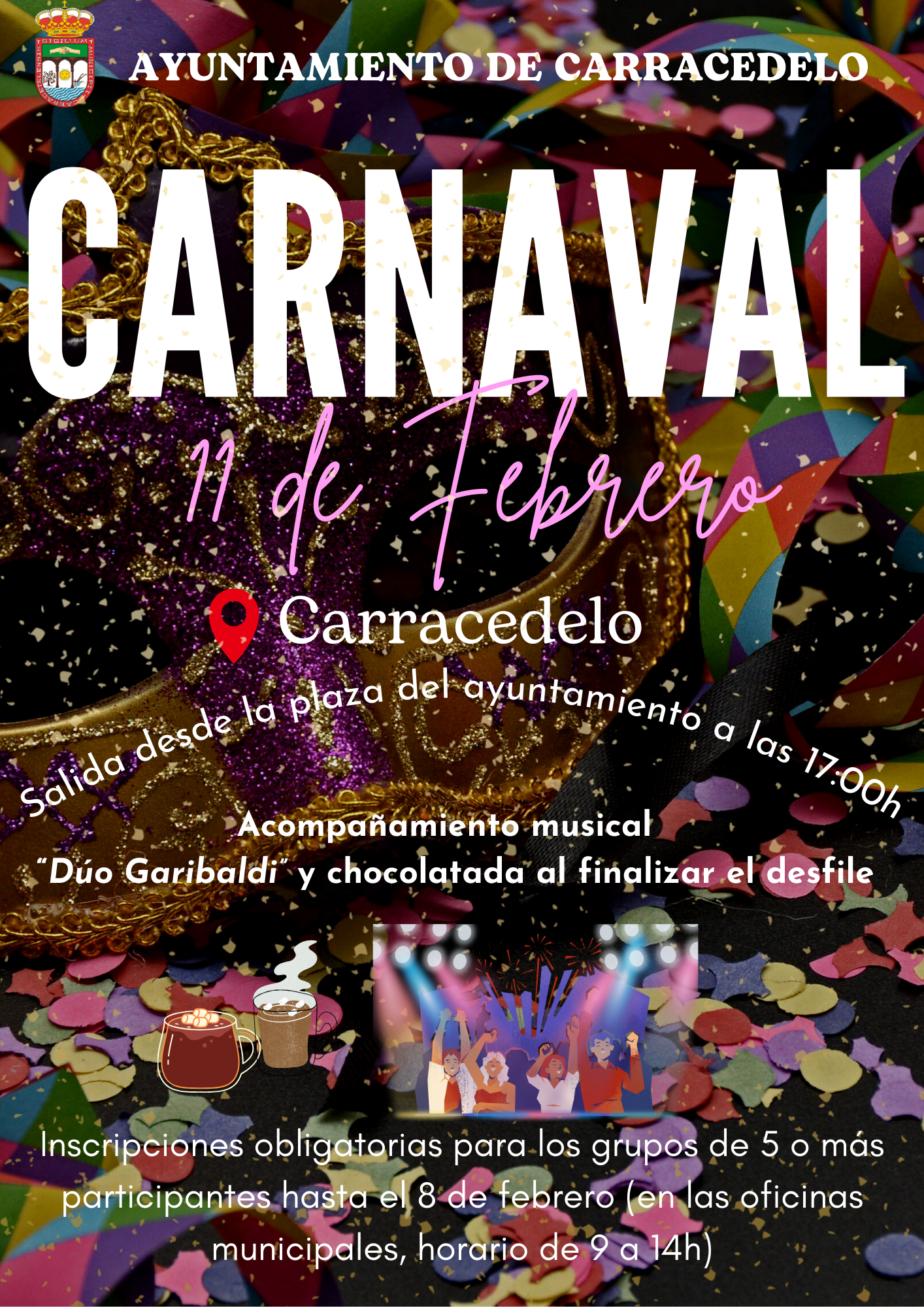 Carnaval 2024 | Carracedelo organiza su desfile de Carnaval el sábado 11 de febrero 2