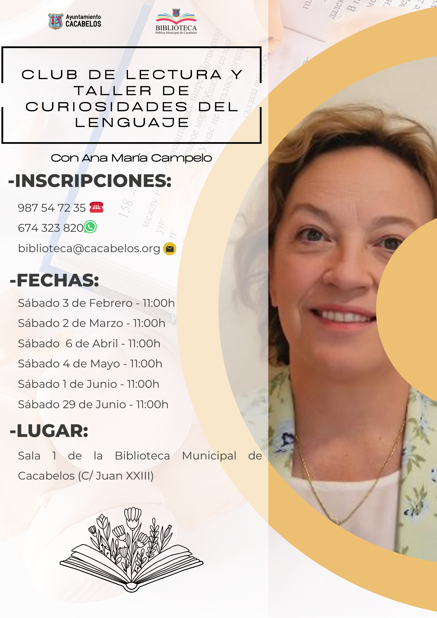 La Biblioteca De Cacabelos retoma su Club de Lectura de la mano de Ana María Campelo 2