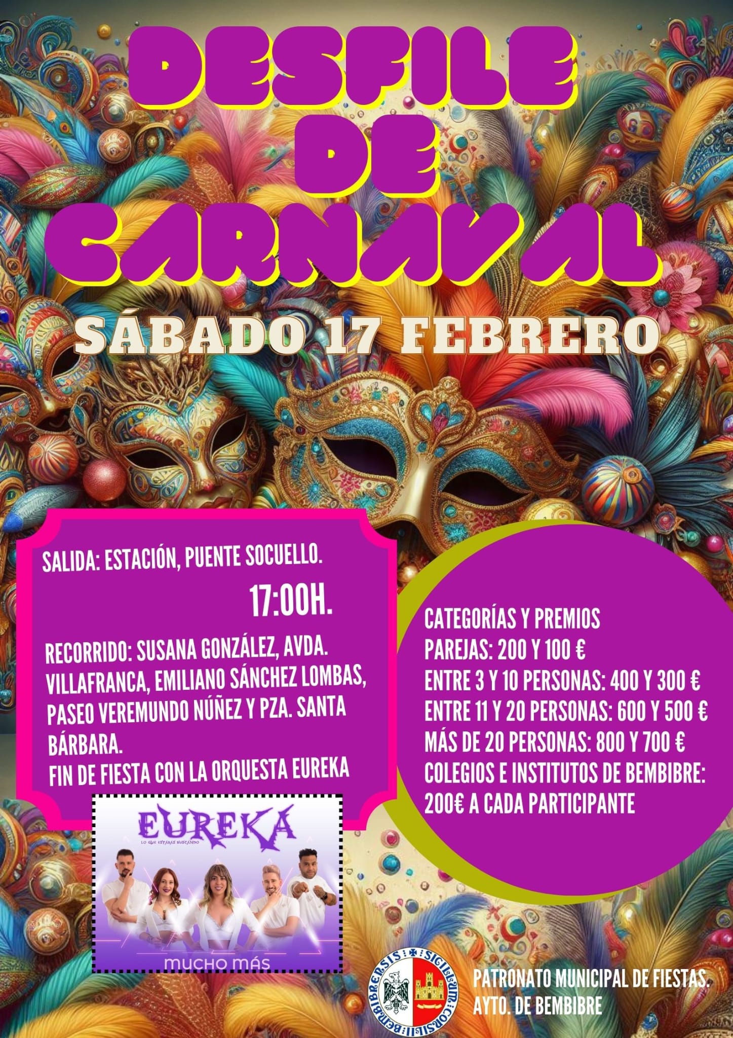 Carnaval 2024 en Ponferrada y el Bierzo. Horarios, recorridos, premios y todos los datos 8