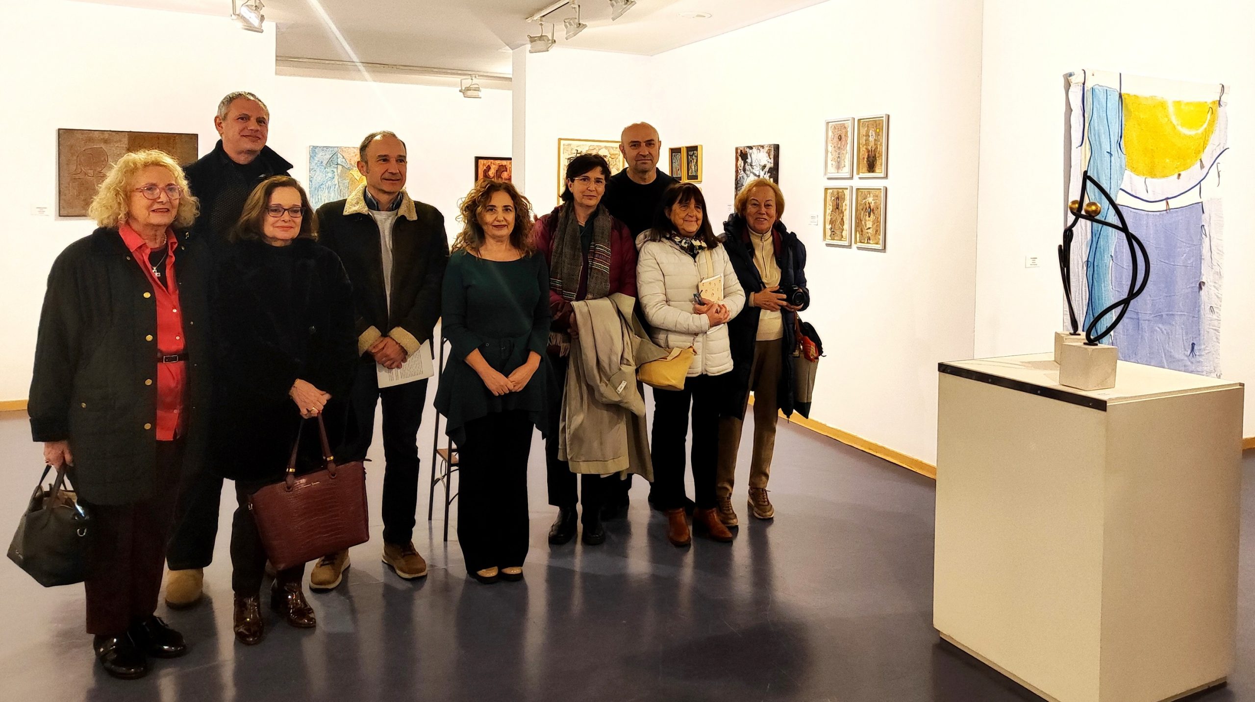 Inauguración de dos Exposiciones en el Campus de Ponferrada de la ULE: 'Telas al Viento II' y 'Alma Sonora' 2