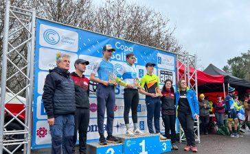 El joven Iker Nuevo, consigue subir al podio en la copa Galicia BTT 3h resistencia 5