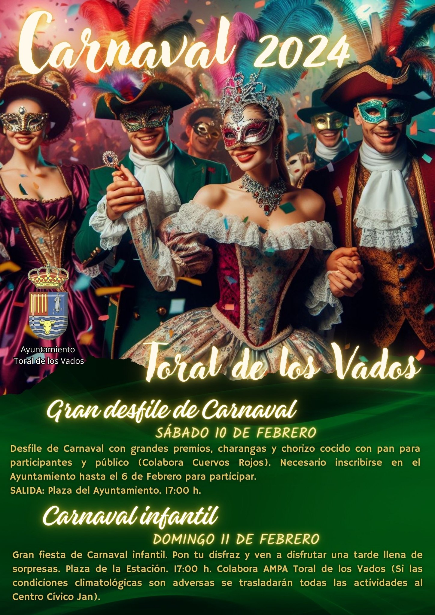 Carnaval 2024 en Ponferrada y el Bierzo. Horarios, recorridos, premios y todos los datos 12