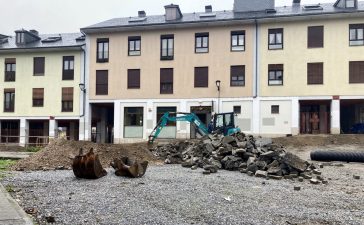 Las Concejalías de Urbanismo y Turismo mejoran el entorno entre las calles Cruz de Miranda y Pregoneros 5