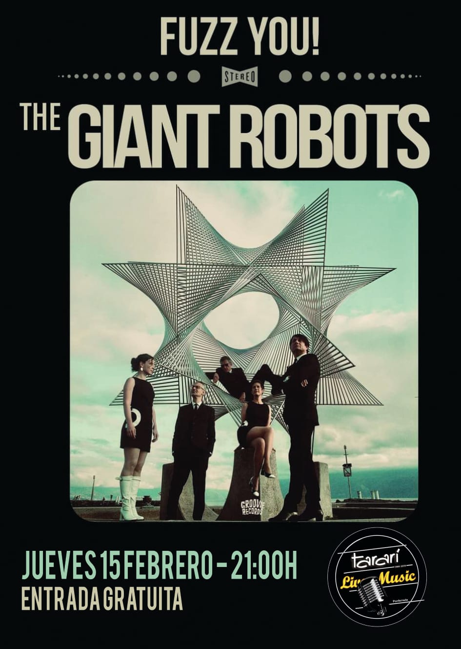 La banda suiza The Giant Robots trae a El Tararí, el mejor Rock & Roll con esencias de los sesenta 1