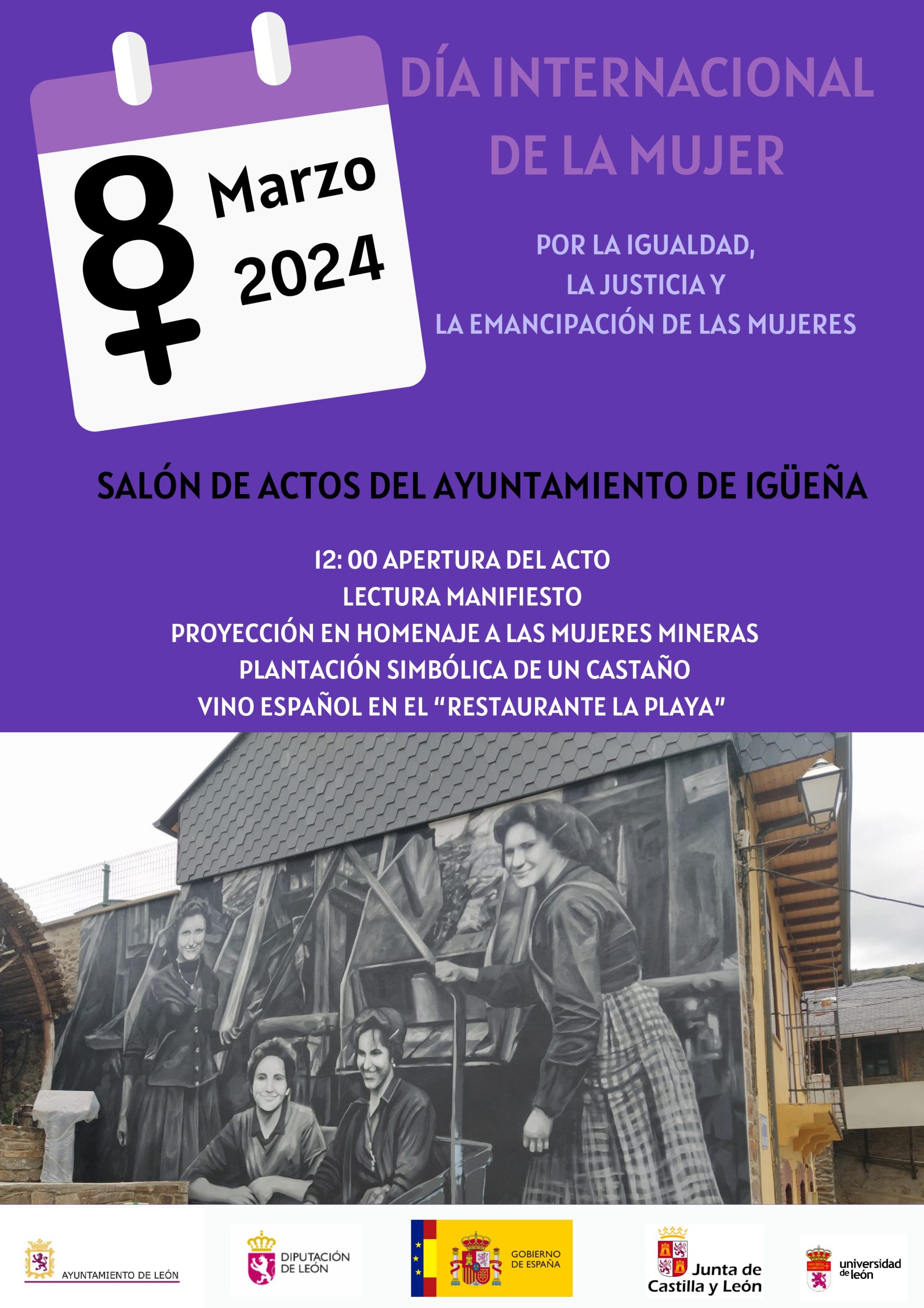 La Diputación traslada a Igüeña el acto institucional conjunto del 8M con un homenaje a las mujeres del carbón 2