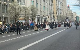Madrid celebra el Día de San Patricio con una nutrida representación de gaiteros procedentes del Bierzo 12