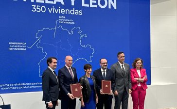 Ponferrada firma un convenio para la rehabilitación urbana de La Puebla ERRP fase 1, que prevé una actuación global de más de 3,5 millones de euros 2