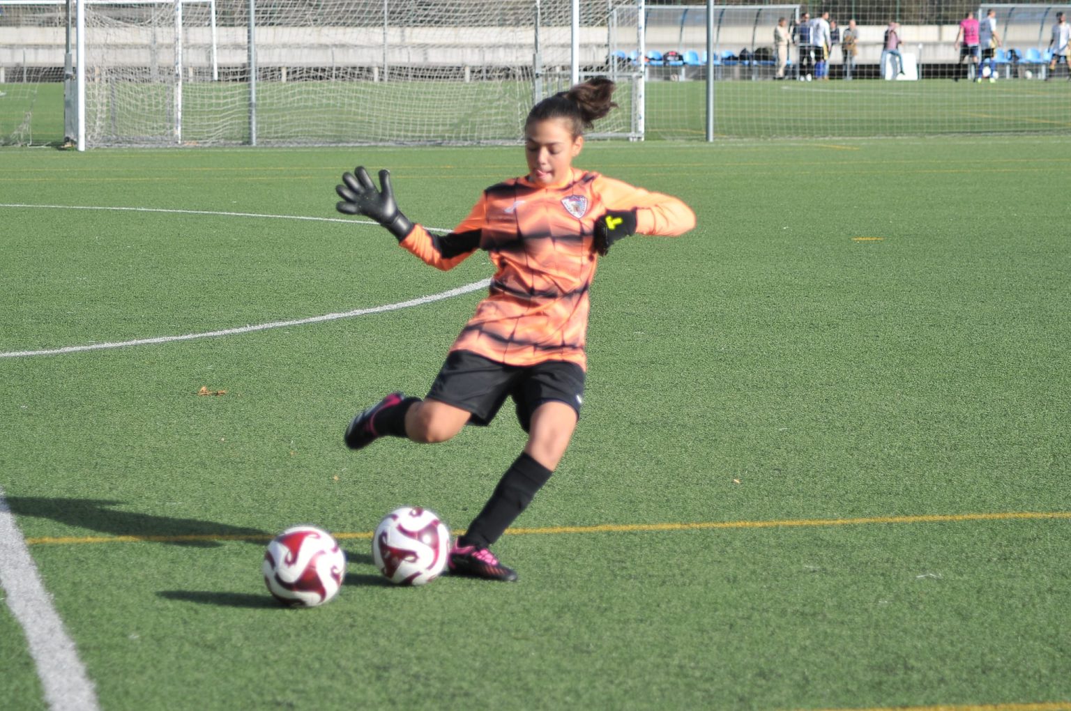 'Naya', portera del Club La Morenica, convocada para el Campeonato Nacional Sub-12 1