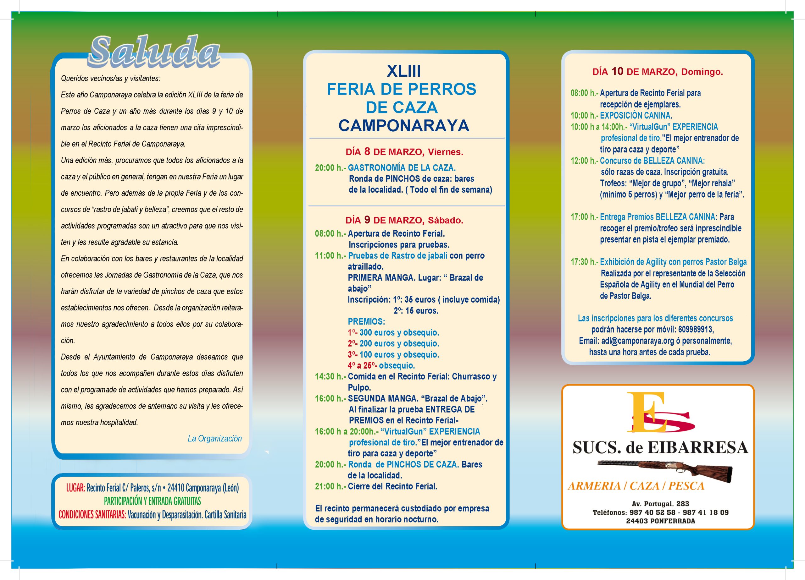 Camponaraya se prepara para la XLIII Feria de Perros de Caza que se celebrará el 9 y 10 de marzo 3
