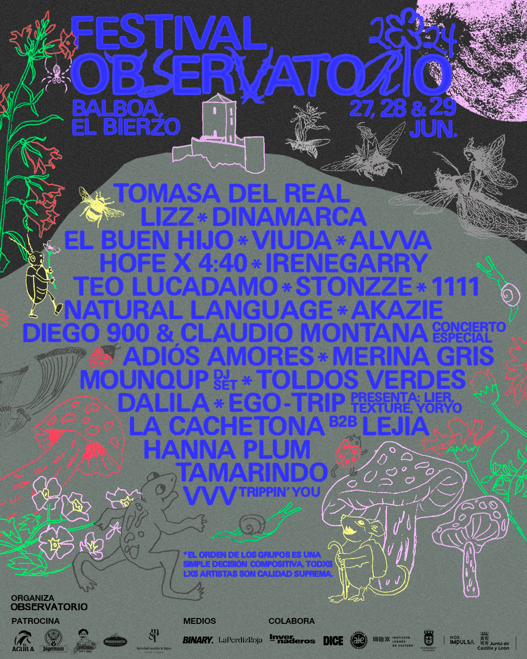 Observatorio Festival presenta el cartel definitivo de su nueva edición 2024 2