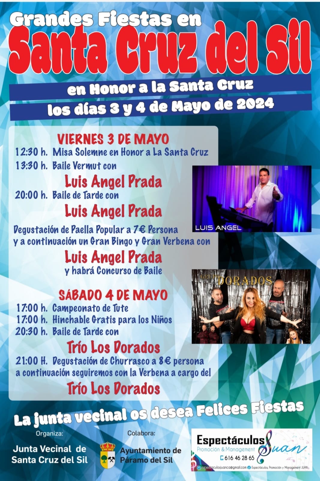 Santa Cruz del Sil anuncia sus fiestas el 3 y 4 de mayo, Paella, misa y música para disfrutar 2