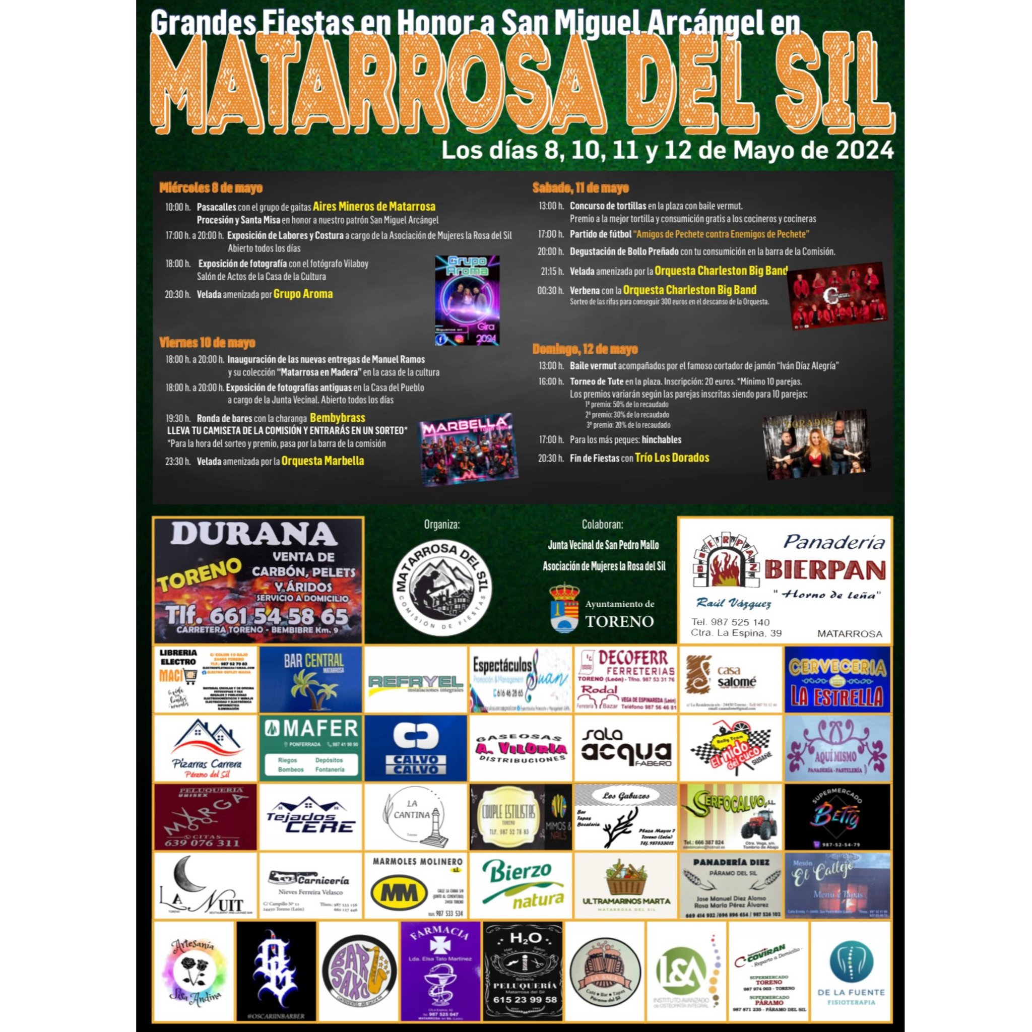 Fiestas en Matarrosa del Sil en honor a San Miguel Arcángel 2024 del 8 al 12 de mayo 4