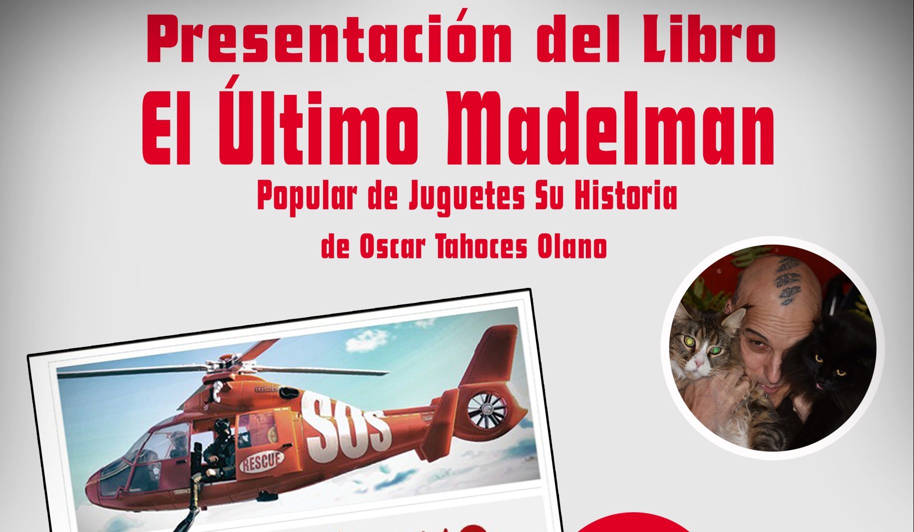 Óscar Tahoces presenta este sábado el libro "El Último Madelman: Popular de Juguetes, su historia 1