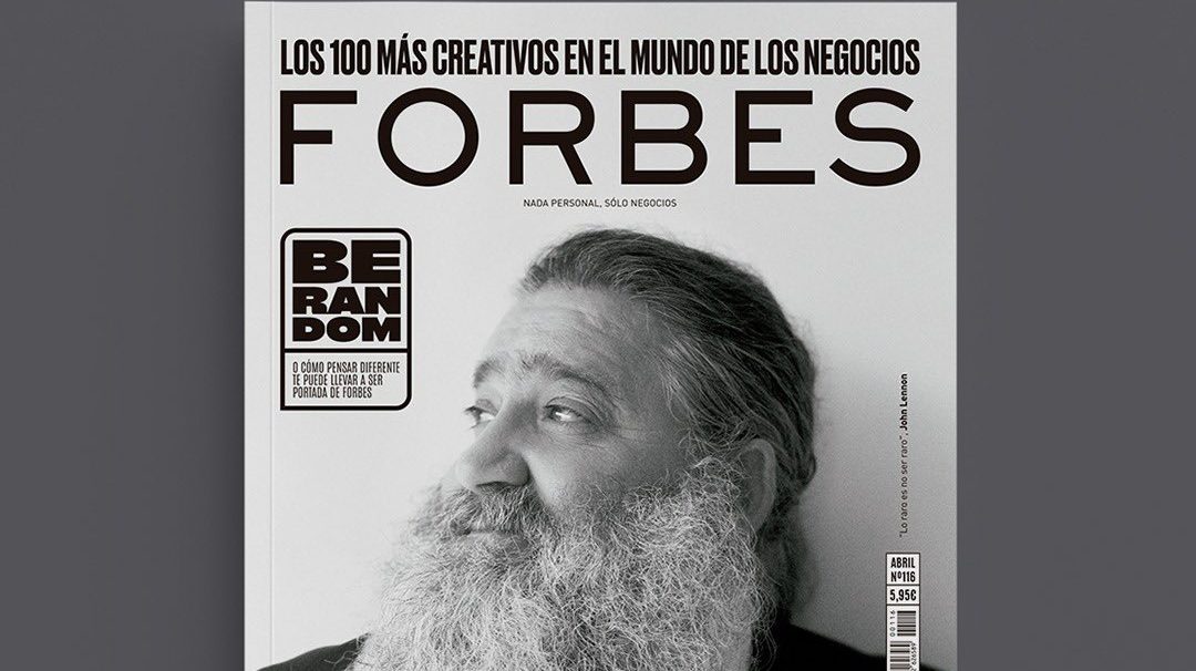 Raúl Pérez asalta la portada de la revista FORBES en el top 100 de las personas más creativas 2023 1